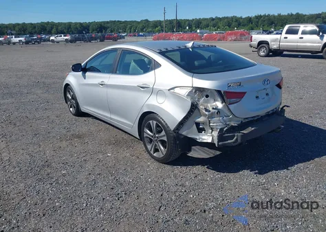 2014 Hyundai Elantra Sport from USA, damaged, VIN KMHDH4AH2EU038184